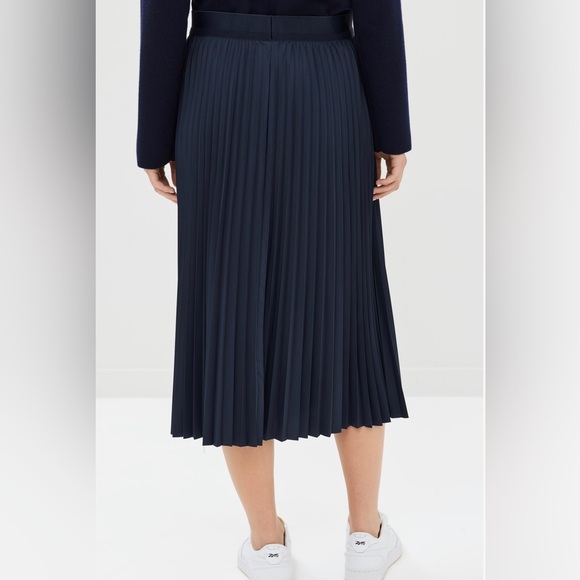 Tibi Nylon Pleating Sunray Pullon Skirt - Picture 3 of 5